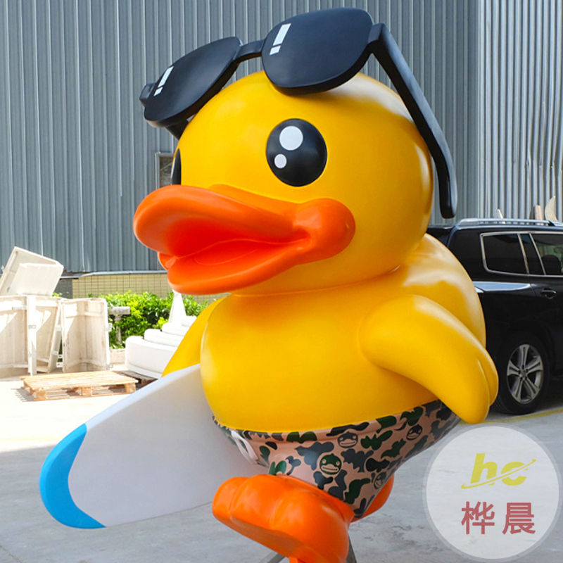 景觀動物玻璃鋼雕塑彩繪泡雕商場擺件設計施工一體景觀雕塑