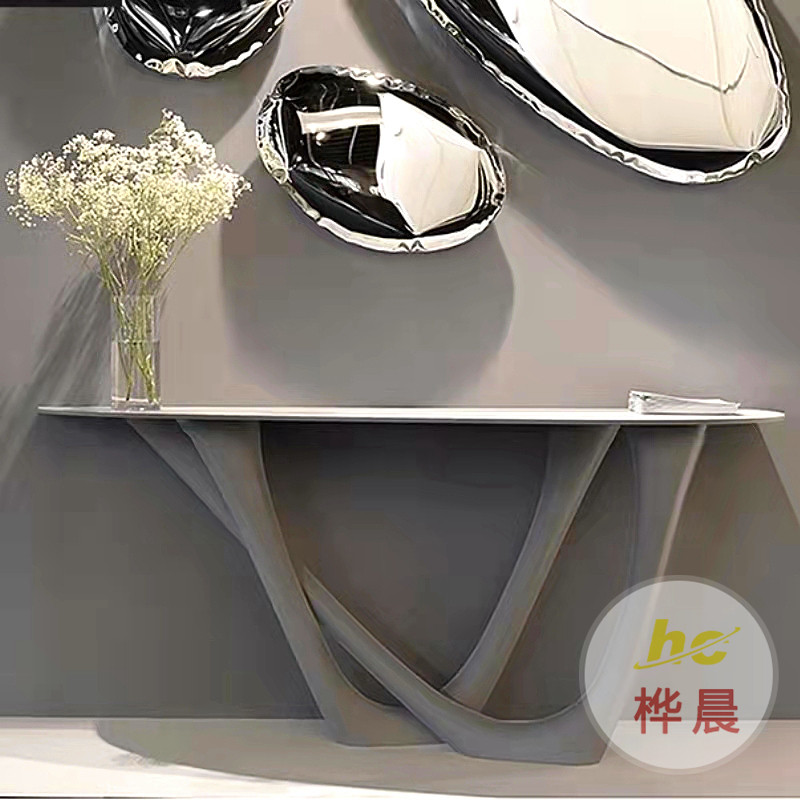 烤漆前臺(tái)接待臺(tái)玻璃鋼現(xiàn)代迎賓臺(tái)創(chuàng)意弧形美容院吧臺(tái)收銀臺(tái)接待臺(tái)