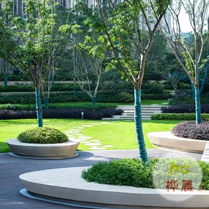 大型不銹鋼坐凳雕塑廠家公園商場(chǎng)美陳異形長(zhǎng)條座椅玻璃鋼樹池雕塑