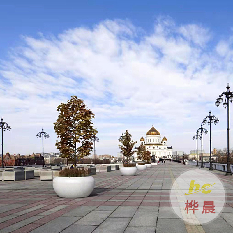定制玻璃鋼休閑凳公園異形樹(shù)脂樹(shù)池花盆戶外玻璃鋼坐凳種植池廠家