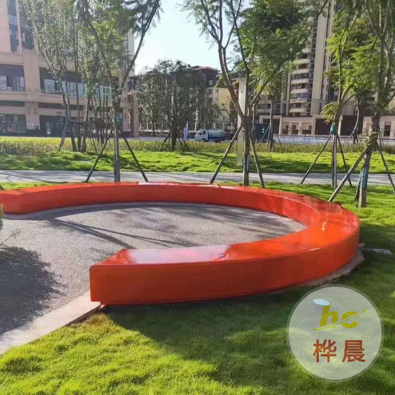 小異形學(xué)校戶外公園休閑座椅區(qū)長(zhǎng)商場(chǎng)玻璃鋼樹池坐凳花池條凳廠家